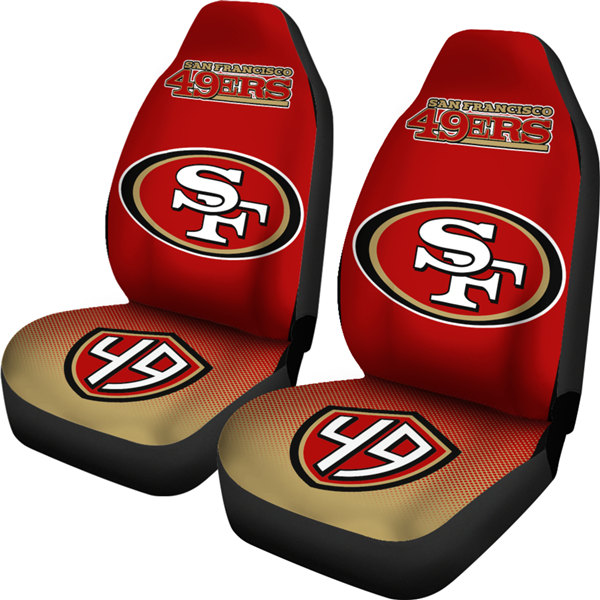 San Francisco 49ers New Fashion Fantastic Car Seat Covers 001(Pls Check Description For Details) - Click Image to Close